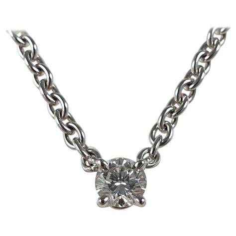 cartier love necklace diamond|cartier diamond solitaire necklace.